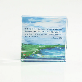 Lauren Dunn JEREMIAH 29:11 ACRYLIC SCRIPTURE BLOCK
