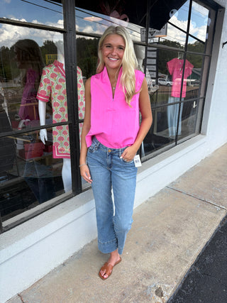 Polished Sleeveless Top