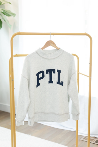 Reversible Sweatshirt, HALLELUJAH & PTL (PRAISE THE LORD)