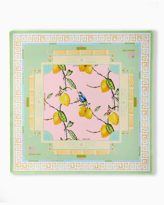 Oh My Mahjong Citrus Songbird Mat
