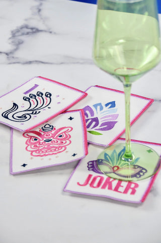 Oh My Mahjong Soiree Tile Cocktail Napkins