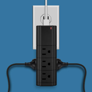 Charging Tower Surge Protector 9 Outlet & 2 USB Retail Pack