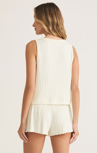 Z Supply Lounge Sloane V-neck Rib Tank
