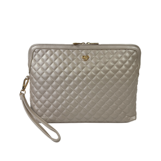 NEW Updated Litt Makeup Case - Pearl Quilted