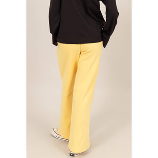 Mid-Rise Drawstring Wide Leg Pants