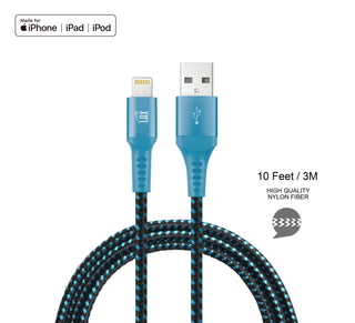 Fast Charging Lightning MFI Cables For iPhone/Ipad-10 Feet
