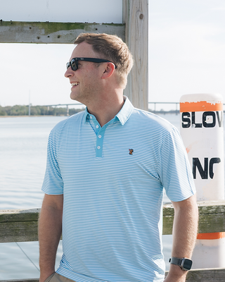 Caddie Fairway Polo Blue
