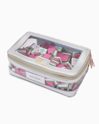 Oh My Mahjong Silver Tile Storage Bag