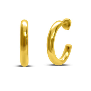 Isla Weightless Hoop – 25mm Gold