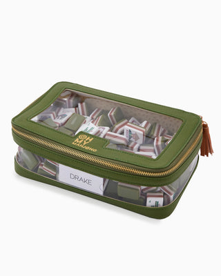 Oh My Mahjong Olive Tile Storage Bag