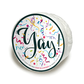 Yay! Soap in a Sponge