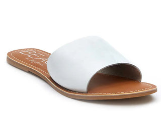 Beach Cabana White Slide Sandal