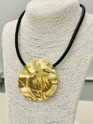 Palmer Cord Necklace Black