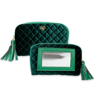 Glam Makeup Case - Emerald Velvet