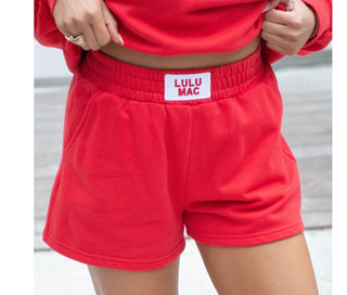 Lulu Mac Red Shorts