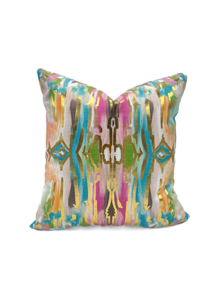 Gold Foil Rachel Kaleidoscope Pillow