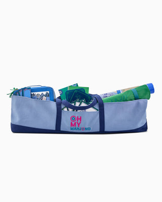 Oh My Mahjong Blue Mat Storage Bag