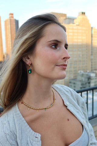 LINNY CO Screwback Stud Earrings - Poppy