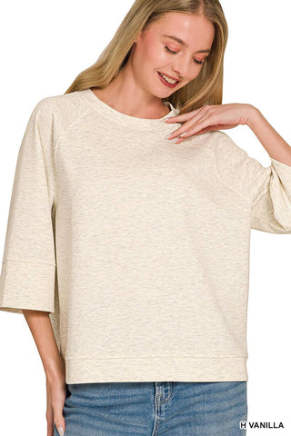 Scuba 3/4 Sleeve Pullover
