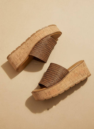 EARNEST Braided Artisan Cork Sandals