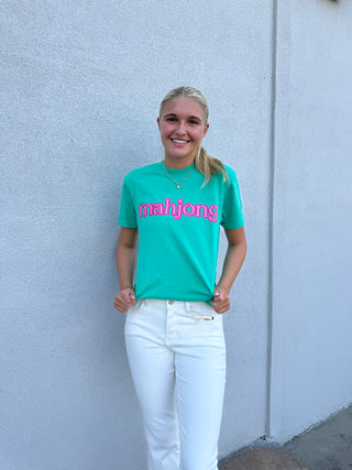 Mahjong Tee Island Green