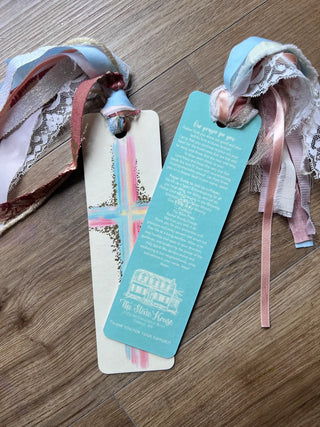 Pastel Cross Tassel Bible Bookmark