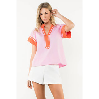 Pink Sunset Top
