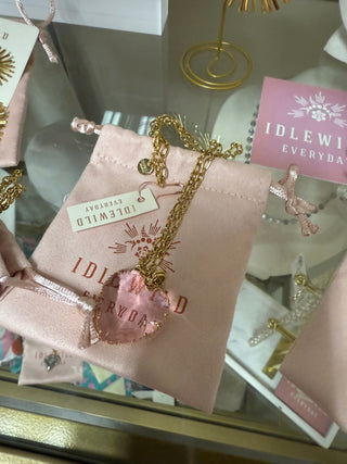 Idlewild Everyday Chunky Kick Glass Heart Necklace