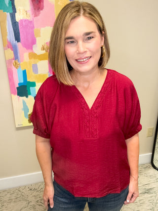 Trista V-neck Top