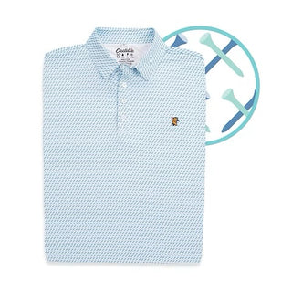 Caddie X Factor Polo Blue/Green