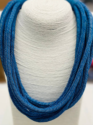 Fab Layer Necklace (cobalt)