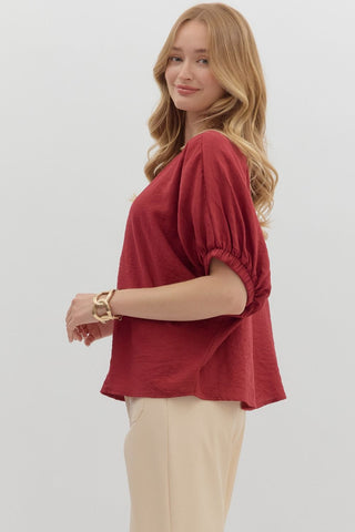Trista V-neck Top