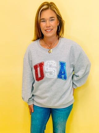 Queen of Sparkles USA Sweatshirt