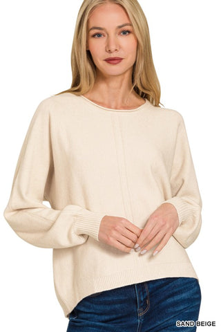 Ana Front Seam Sweater