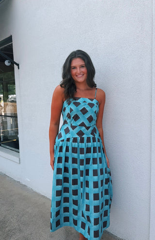 Weekend Midi Dress Blue