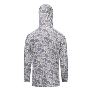 Honey Hole Outdoors Youth LS Performance Hoodie - Smoke Camo