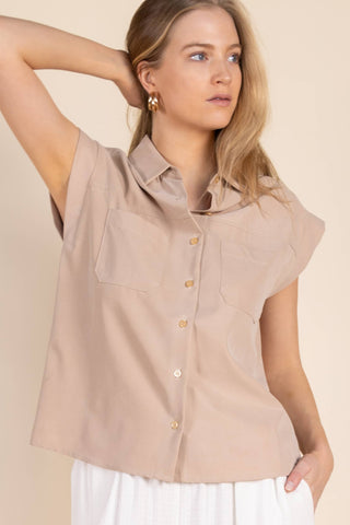 Favorite Short Sleeve Button Up Shirt