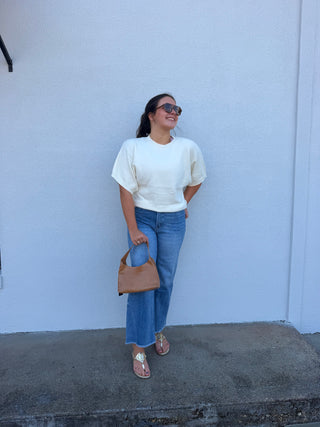 The Caroline Short Sleeve Sweater