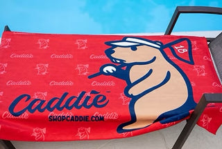 Caddie Beach Towel Red