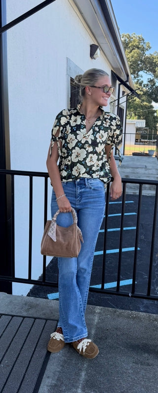 THML Midnight Floral Top