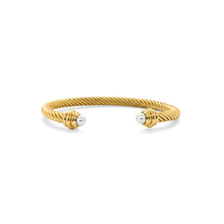 Tidal Twist Cuff - Pearl Girl