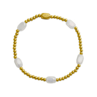 Isla 24/7 Stretch - Pop of Color - Here & There - White Cap - PVD Gold