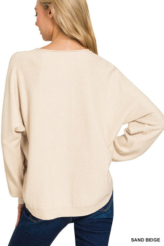 Ana Front Seam Sweater