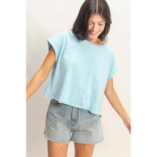 Cross Detail Open Back Top