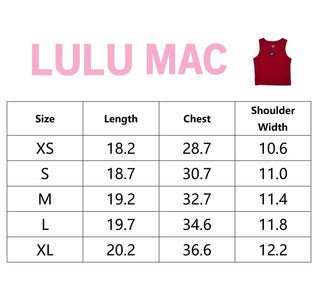 LULU MAC SOLID TANK TOPS Brown