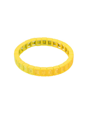 LINNY CO Bracelet - Candy Gem Block Yellow