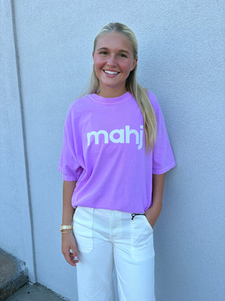 Lilac Mahj Tiles Tee