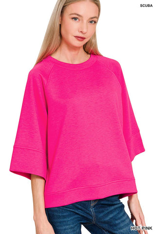 Scuba 3/4 Sleeve Pullover