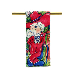 Colonel Collage Tea Towel