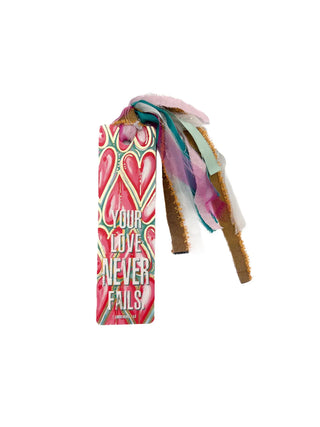 Love Never Fails Tassel Bible Bookmark